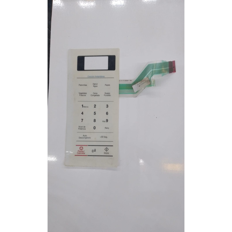 Teclado de Membrana para Microondas Samsung AMW831K Recuperada