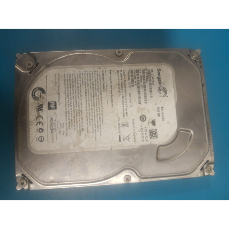 Disco Duro HDD 500GB SATA 3.5 Pulgadas Recuperado
