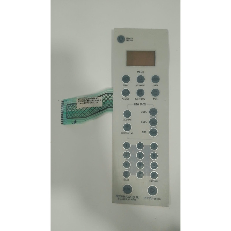 Membrana/Panel frontal whirlpool WMS07ZW Blanco